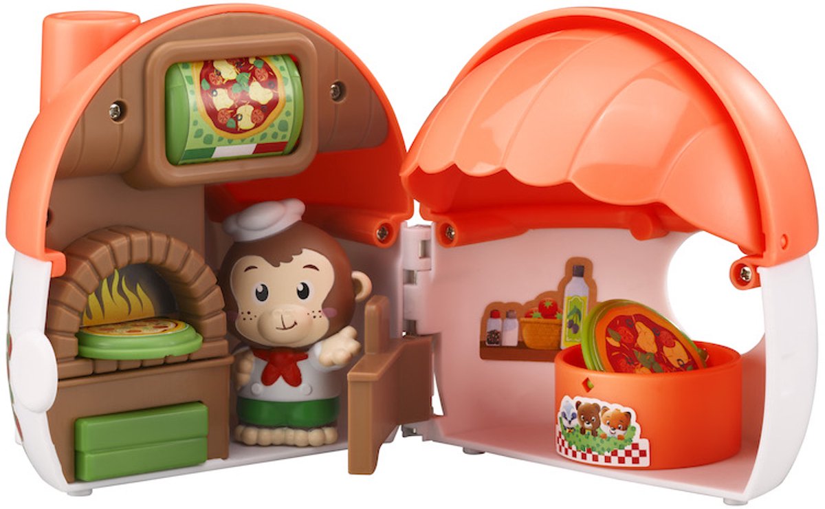 Klorofil the mushroom pizzeria – pocket edition – compact play set with 1 figure from the monkey family
