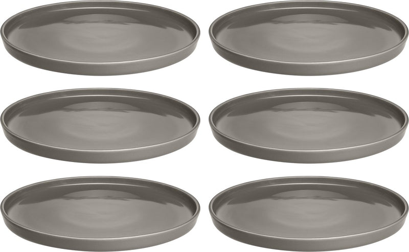 Plato Leonardo roma 22cm topo - set 6