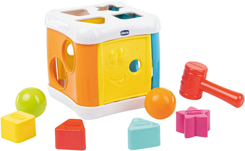Selezionatore di forme Chicco 2 in 1 - sort beat cube (10-36m)