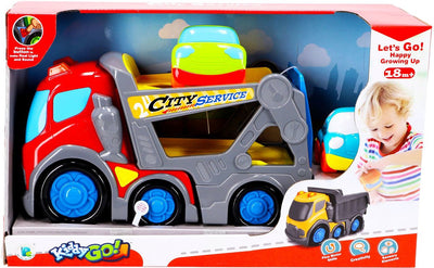 Kiddygo auto trasportatore 31 cm con luce e suono