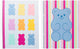 Kangaro spiral block - b'log sweet candy - size A5 - with line - 2 pieces - with strawberry scent - an-122701-a