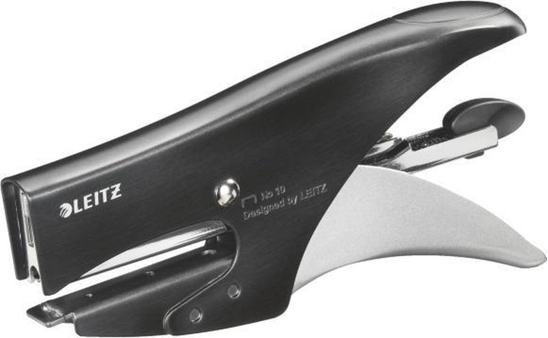 Cucitrice stile Leitz con caricamento posteriore - pinza fino a 15 fogli - nero satinato