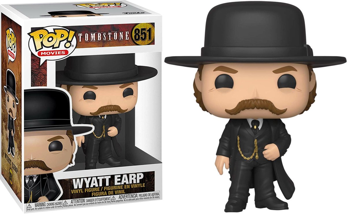 ¡Funko pop! películas lápida sepulcral wyatt earp - confidencial