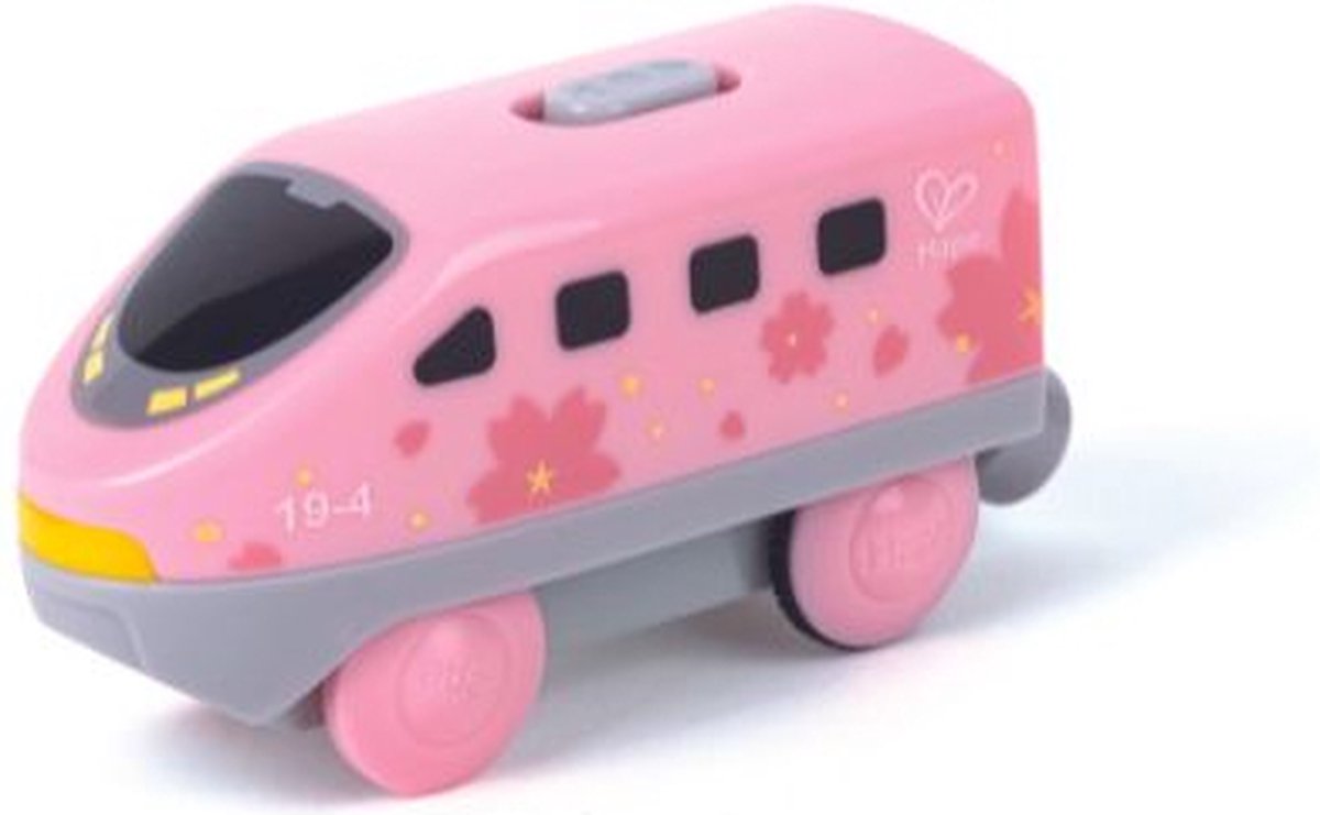 Locomotiva in legno Hape rosa - - da 3 anni