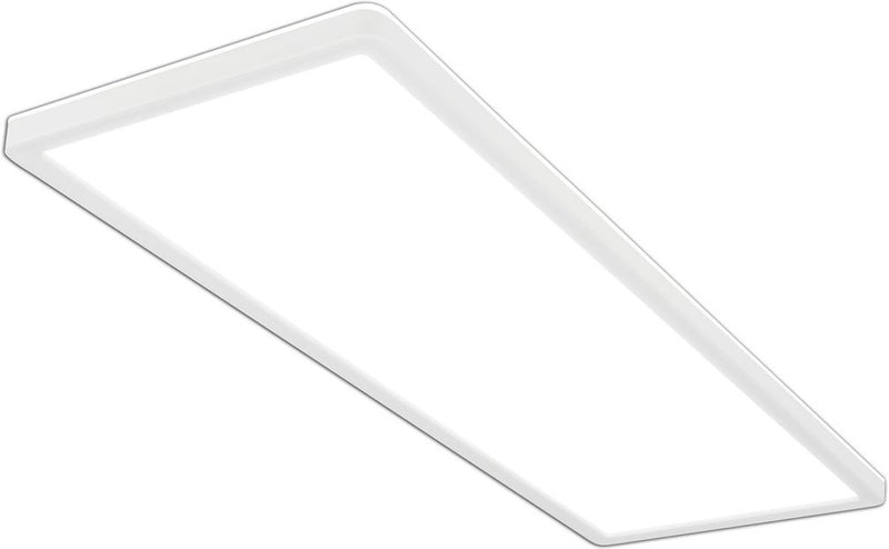 Briloner slim - Lampada da soffitto a LED - lampada da soffitto - pannello - ultra piatta - luce bianca neutra 4.000k - 58x20 cm (LxPxH) - bianco