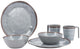 Bo-camp tableware - halo - 6-piece - melamine - gray
