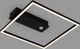 Briloner - nici - Plafón LED - Plafón con detector de movimiento - negro - LED - 12,5w