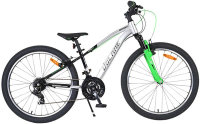 Volare boost kinderfiets - 24 inch - zilver groen - 21 speed