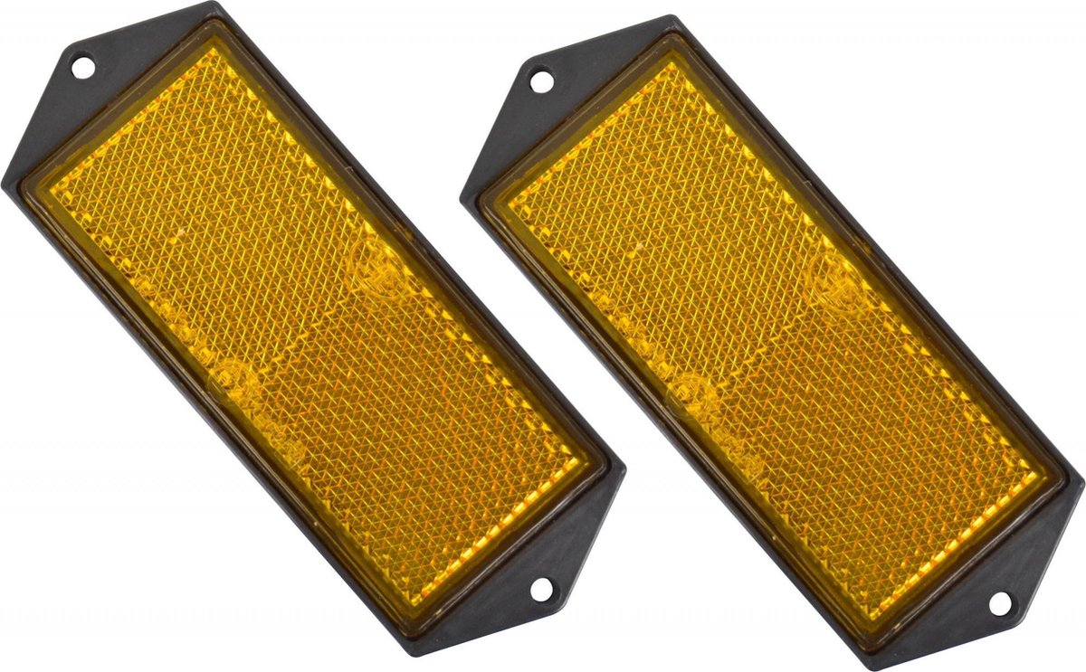 Reflector Carpoint naranja 104x40mm - 2 piezas
