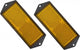Reflector Carpoint naranja 104x40mm - 2 piezas