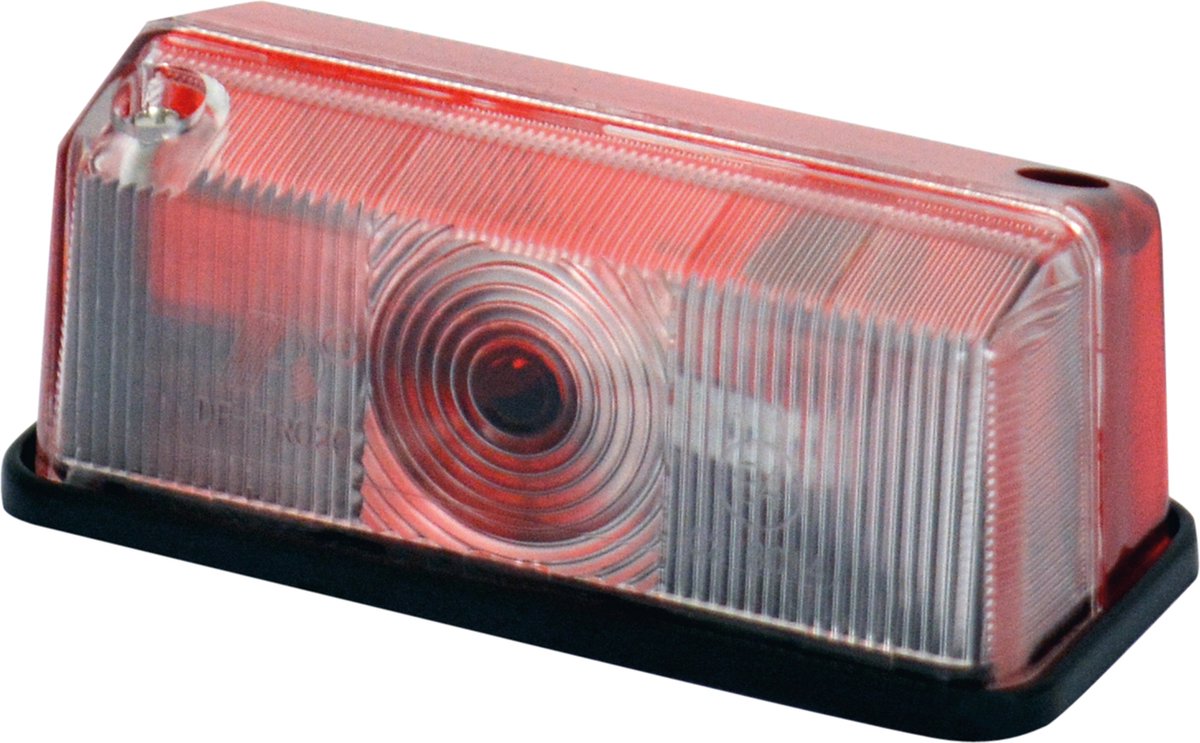 Carpoint breedtelicht 12 volt rechthoek 95 mm rood wit