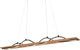 Briloner vinka - Lampada a sospensione a LED - 3818014 - design in legno - forma ondulata - luce bianca calda - 98 x 11 x 120 cm - legno nero