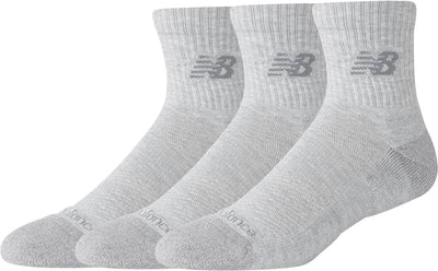 New balance active quarter sock paquete de 3 calcetines deportivos unisex - Athletic Grey Heather