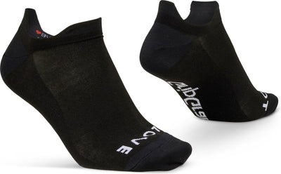 Gripgrab - calcetines clásicos de ciclismo de verano invisibles 1 par de calcetines tobilleros calcetines deportivos coolmax - negro - unisex - talla xs (35-38)