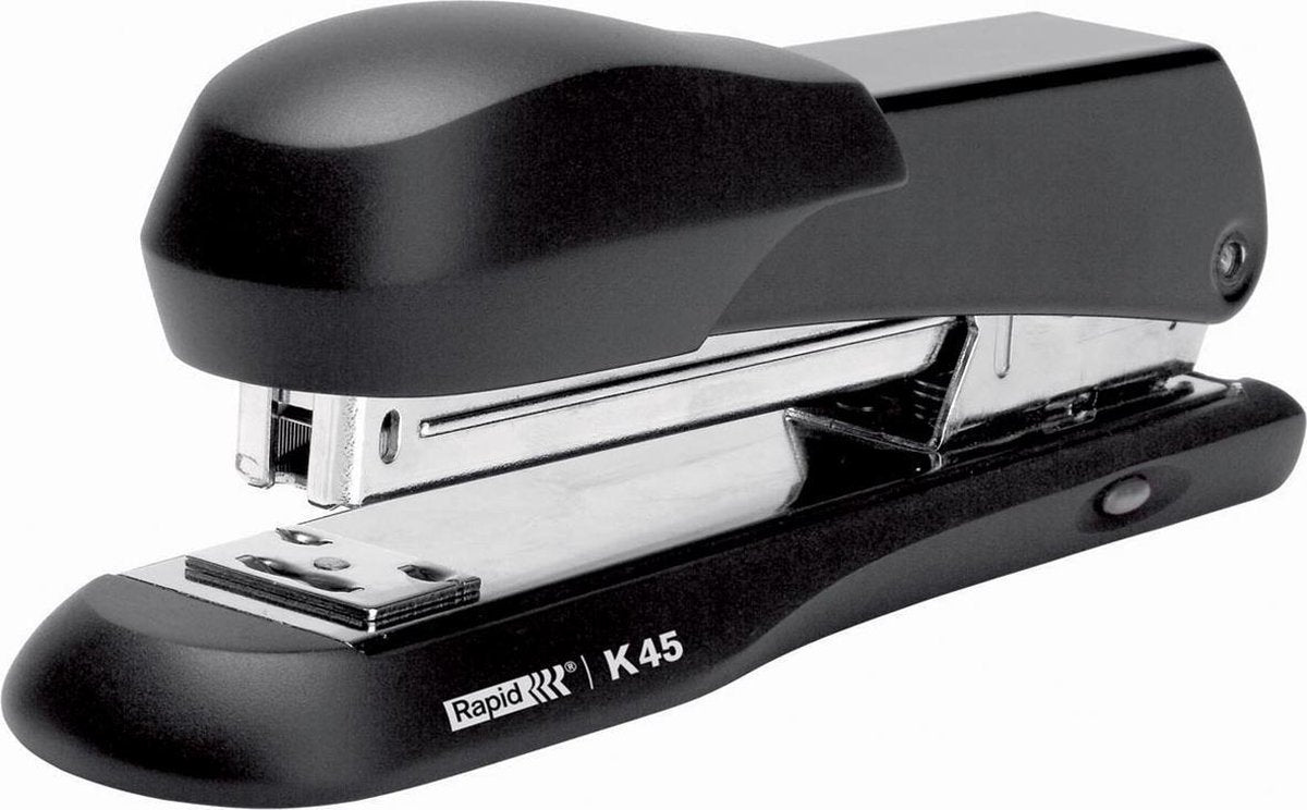 Grapadora media tira rapid k45 8,6cm grapas 24 6 negra