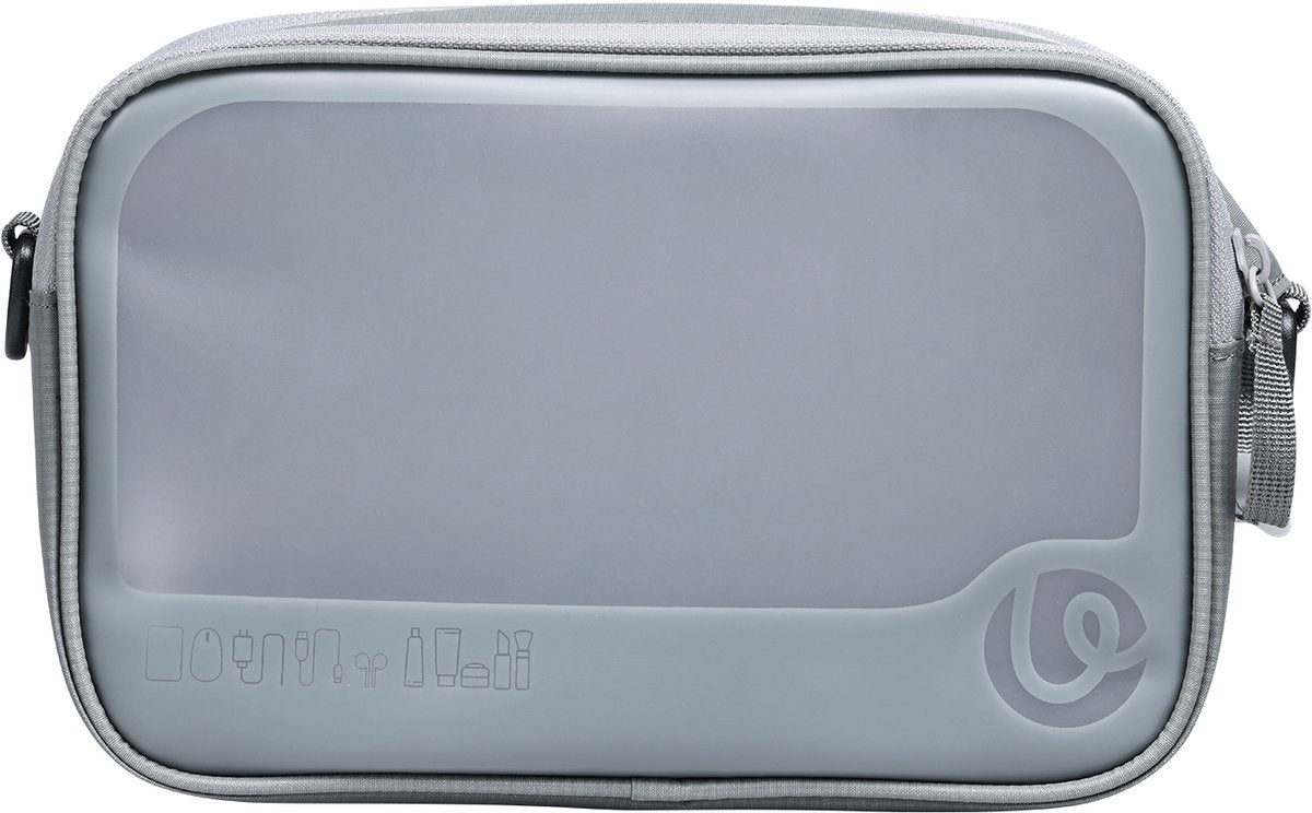 Ulanzi bp15 seeclear tech pouch l tech pouch - doorzichtige voorkant - waterafstotend - polyester - zwart