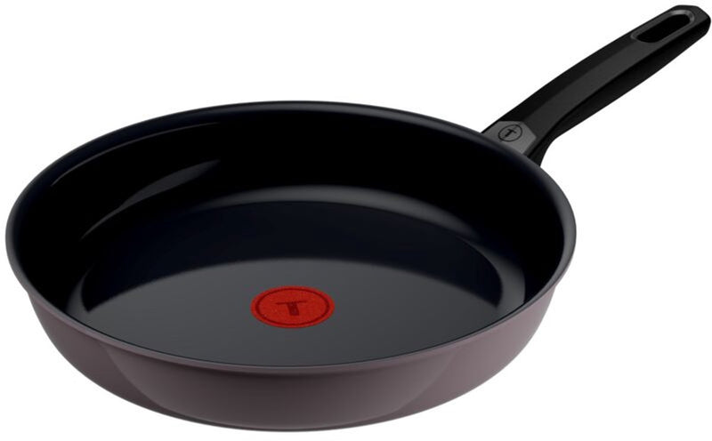 Tefal ceramic control grigio - padella - 28 cm - ceramica - induzione - senza pfas - adatta per l'uso con spatole metalliche