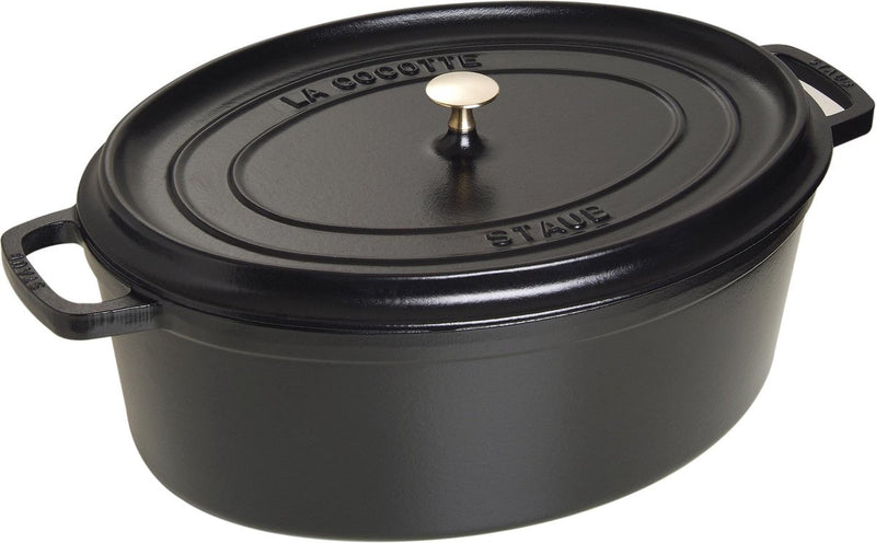 Cazuela Staub cocotte ovalada negra - ø 41 cm 12 litros
