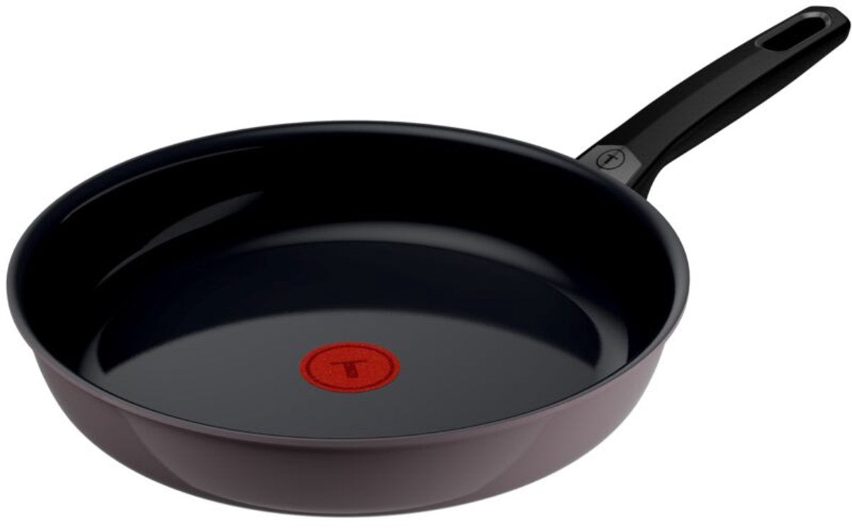 Tefal ceramic control gris - sartén - 28 cm - cerámica - inducción - libre de pfas - apta para uso con espátulas metálicas