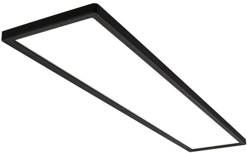 Briloner tava - plafoniera led - lampada da soffitto a luce indiretta - luce bianca neutra - 98cm - nero