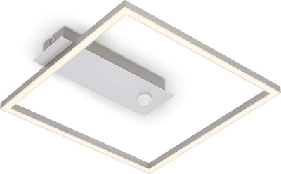 Briloner - nici - Lampada da soffitto a LED - lampada da soffitto con rilevatore di movimento - alluminio - 12,5w