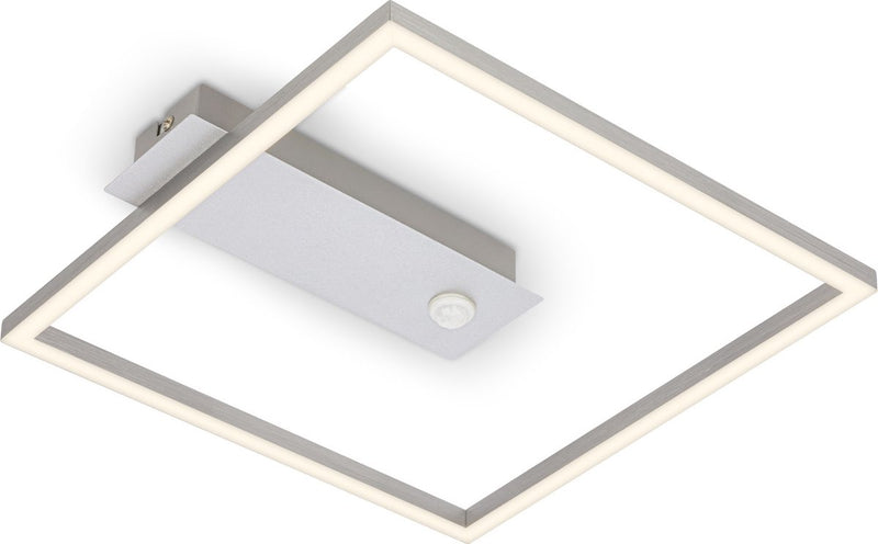 Briloner - nici - plafón LED - plafón con detector de movimiento - aluminio - 12,5w