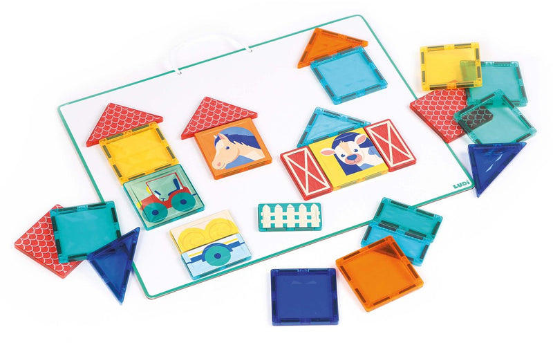 Ludi - piastrelle magnetiche - pannelli magnetici - piastrelle magnetiche - 27 pezzi