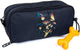 Pietre e ossa Rowan 2.0 - astuccio - astuccio per bambini - 3 scomparti - lupo - blu scuro