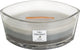 Vela perfumada Woodwick Heartwick Flame Trilogy Ellipse - Maderas cálidas - 50 horas de combustión
