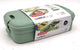Curver lunch go - food storage box - lunch box - including cutlery - 2 3 compartments - green