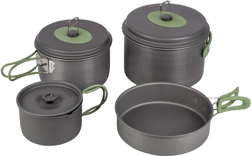 Bo-camp - set padelle - explorer xl - 4 pezzi - anodizzato duro - alluminio