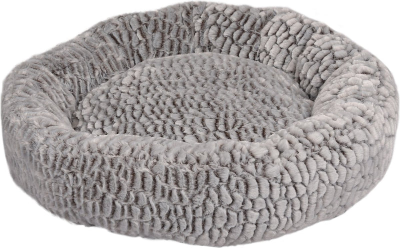 Cesta Flamingo snoozzy redonda - gris - 70 x 70 x 18 cm - cesta blanda para perros y gatos