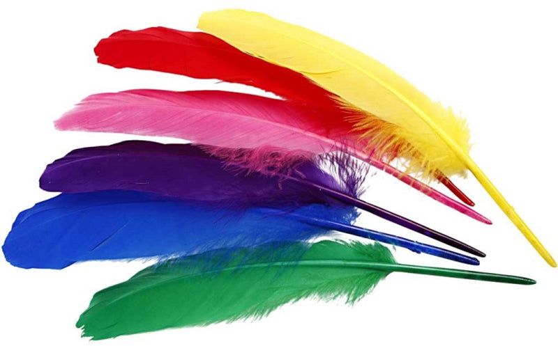 Piume Creative Company, l: 20 cm, vari colori, 36 pezzi 1 scatola