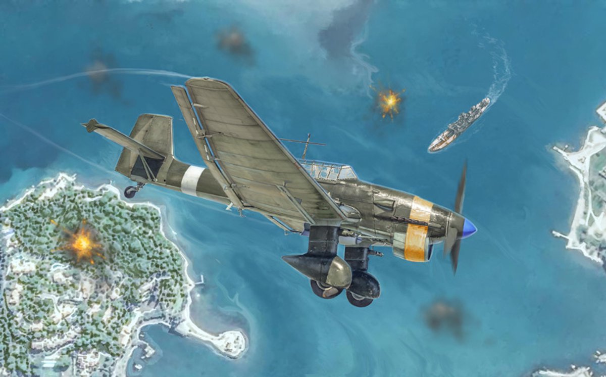 Italeri model kit aereo - 2769 junkers ju 87 b-2 r-2 stuka -picchiatello- plastica - 1:48 - modellismo
