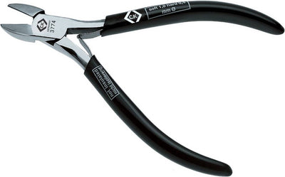 C.k t3774 elektronica en fijnmechanica zijkniptang met facet 120 mm