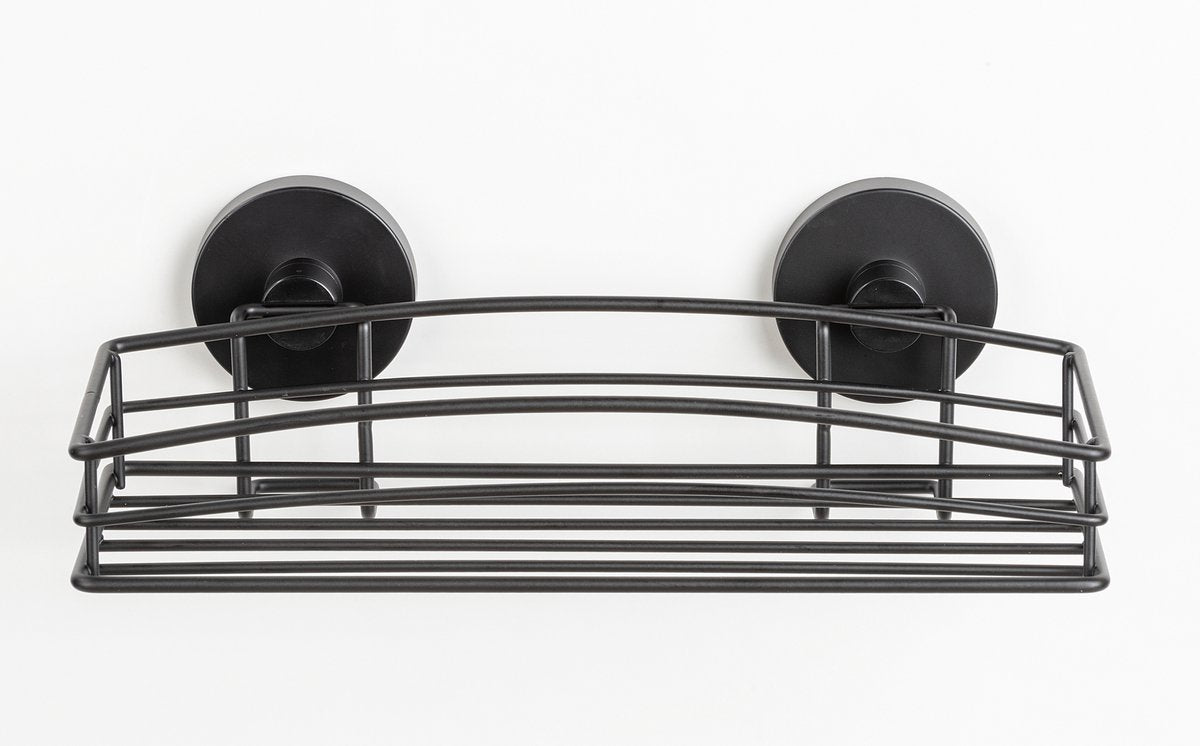 Wenko 1069605 - estante de pared vacío-loc negro | 1 pieza
