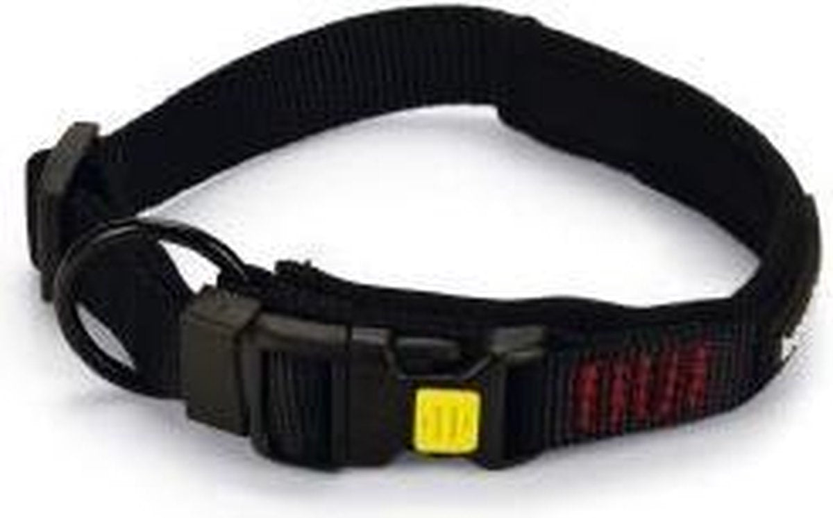 Collare per cani Beeztees parinca nylon nero - 55-60 cm x 30 mm