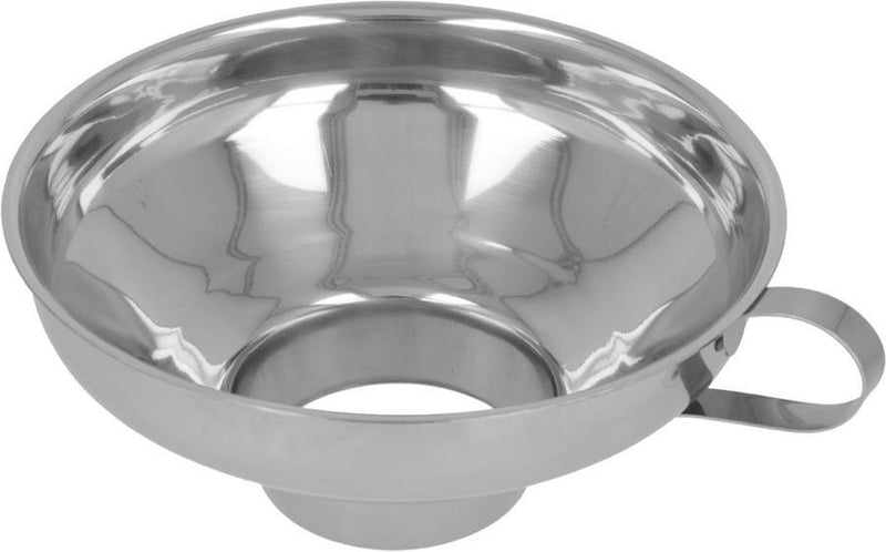 Metaltex - imbuto - 14,5 cm - acciaio inossidabile - argento - con manico