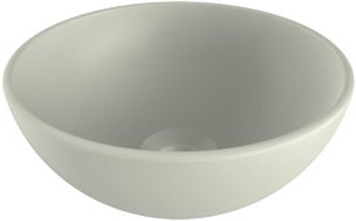 Plieger mini round waskom - 26x26x12cm - mat wit