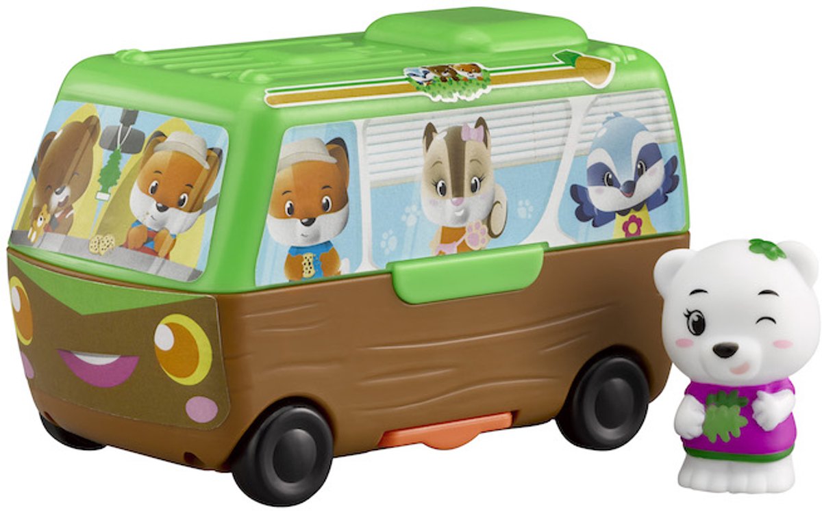 Klorofil camper – pocket editie – compacte speelset met 1 poppetje uit de ijsberen familie
