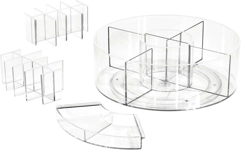 Tocadiscos Idesign para maquillaje y cosmética transparente - sarah tanno