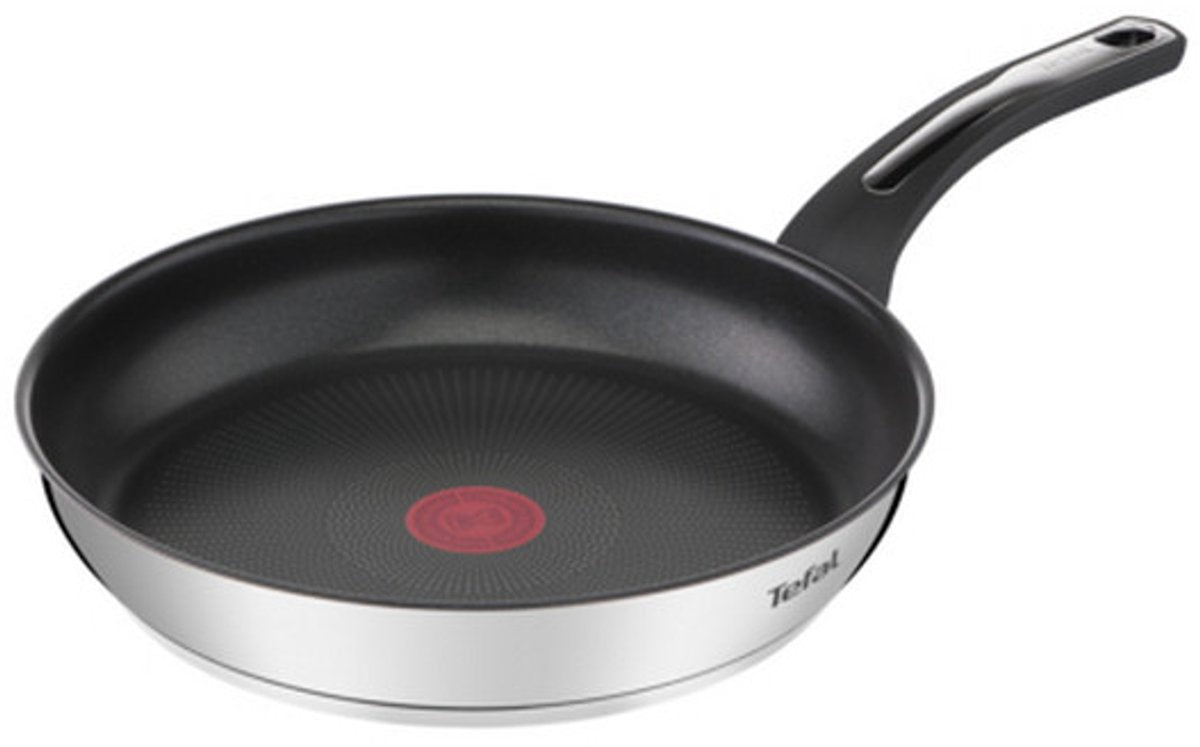 Padella Tefal emotion - induzione - acciaio inossidabile - sensore di temperatura - 30 cm
