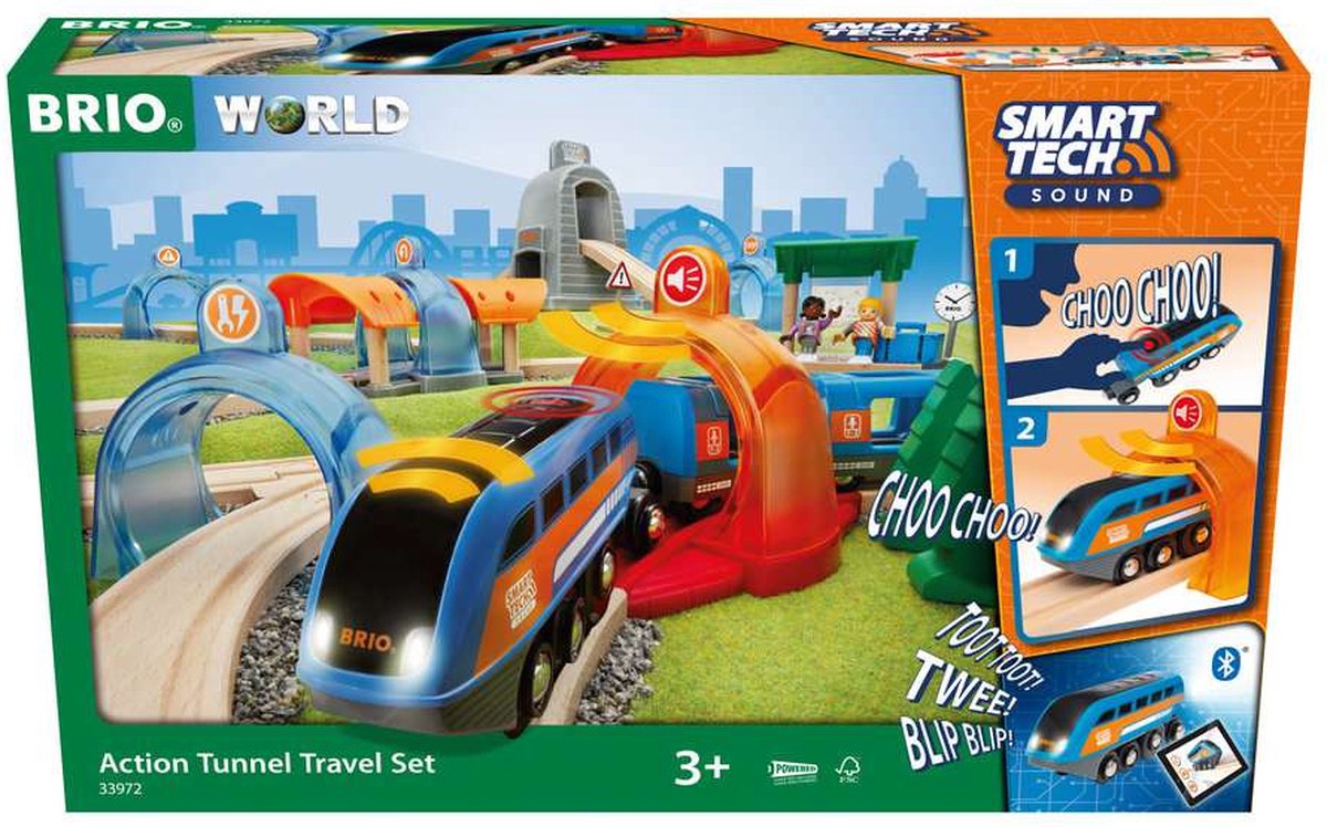 Brio smart tech sound action tunnel-reisset - 33972