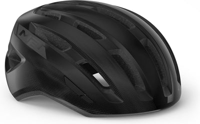 With miles bicycle helmet men women - bicycle helmet city bike adults - e-bike - trekking - size s m (52-58cm) - black glossy (black)
