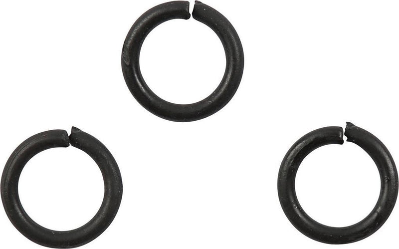 Anelli Creative Company, misura 7 mm, spessore 1 mm, neri, 50 pezzi 1 scatola