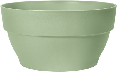 Cuenco Elho vibia campana 34 - cuenco para plantas de exterior - 100% plástico reciclado - ø 33,9 x h 17,4 cm - verde pistacho