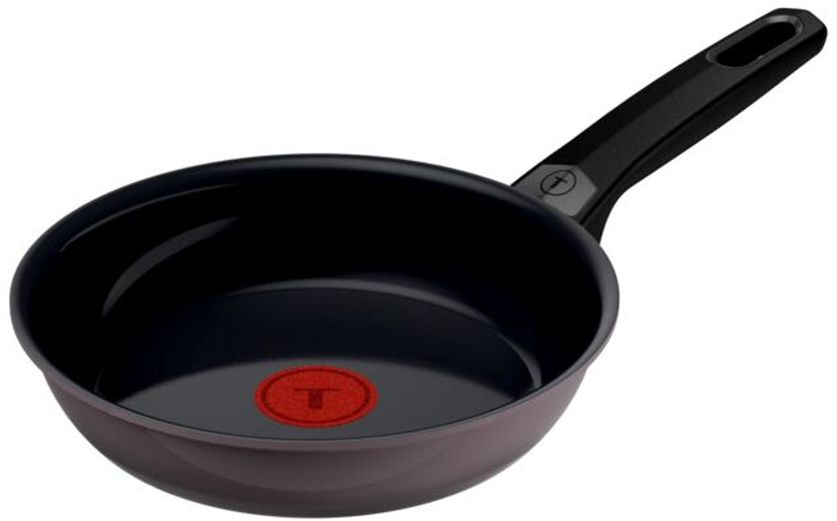 Tefal ceramic control gris - sartén - 20 cm - cerámica - inducción - libre de pfas - apta para uso con espátulas metálicas
