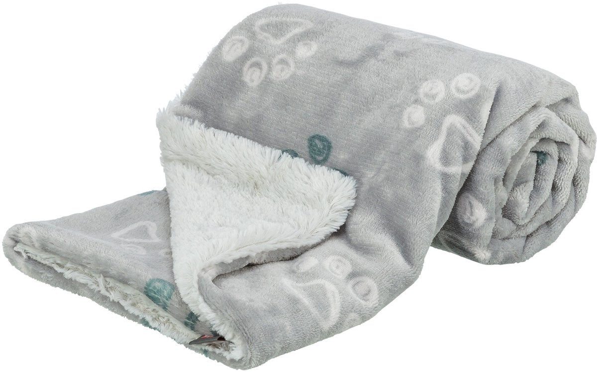 Trixie manta para perros jimmy soft gris claro