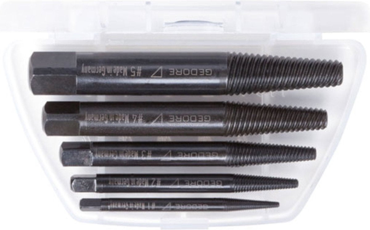 Gedore left tap set (5 pieces) m3-m18