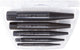 Gedore left tap set (5 pieces) m3-m18
